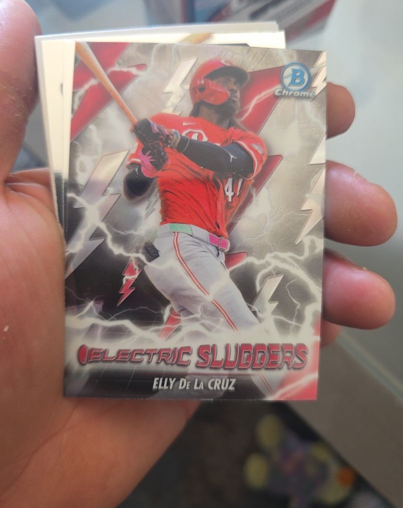 2026 Bowman Chrome Electric Sluggers #ES-9 Elly De La Cruz — front
