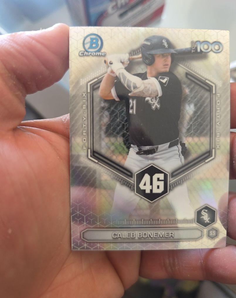 2026 Bowman Chrome Top 100 #BTP-46 Caleb Bonemer — front