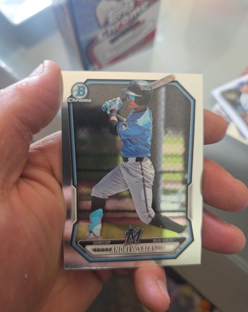 2026 Bowman Chrome Prospects #BCP-55 Andrew Salas — front