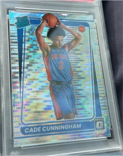 2021-22 Donruss Optic #161 Cade Cunningham — front