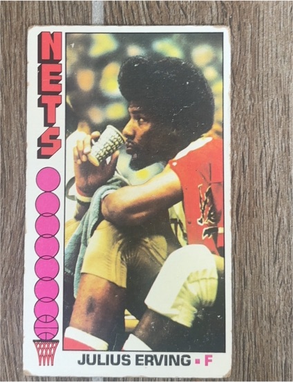 1976 Topps #1 Julius Erving — front