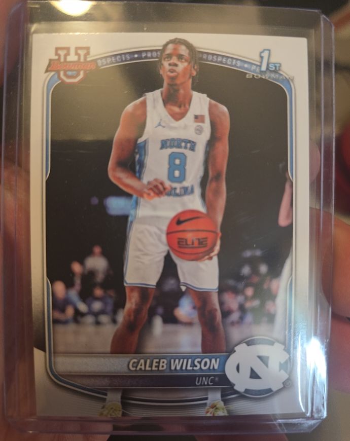 2025 Bowman U 1st Bowman Caleb Wilson #BPP-83 — front