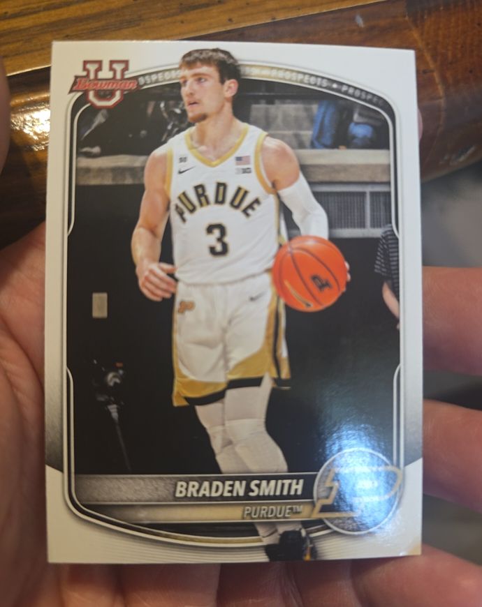 2025-26 Bowman Basketball Prospects #BPP-94 Braden Smith — front