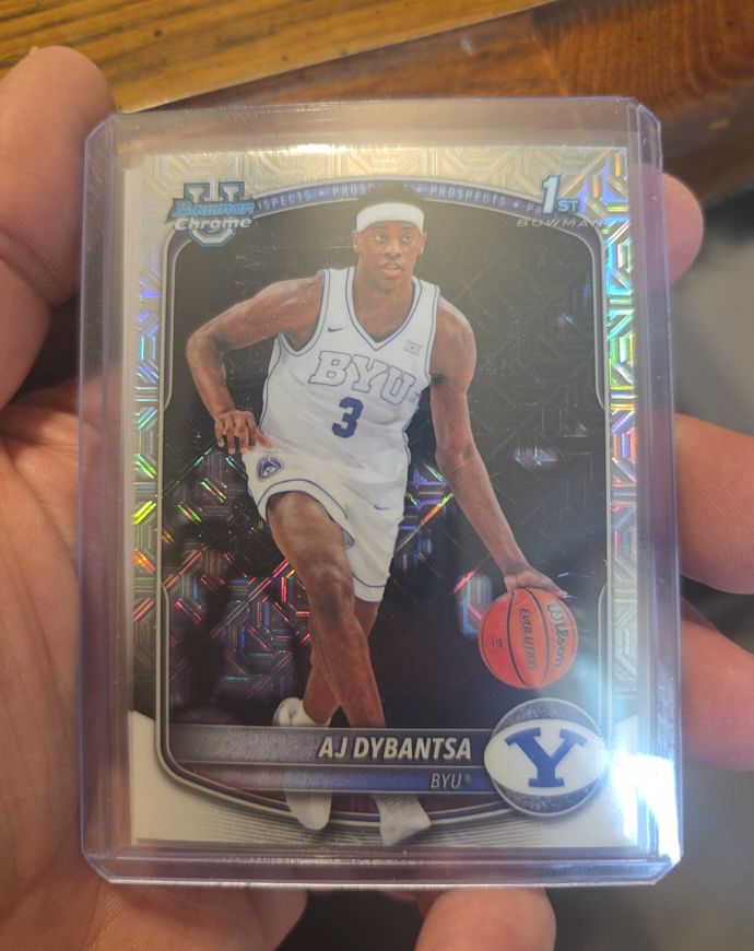 2025-26 Bowman Chrome #BCP-1 AJ Dybantsa — front