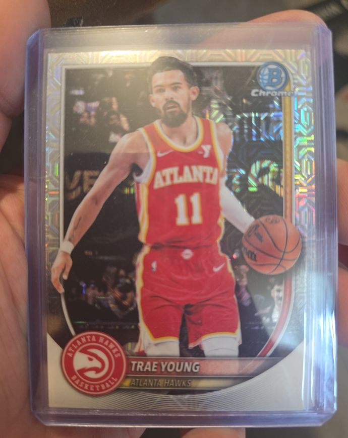 2025 Bowman Chrome #BCV-83 Trae Young — front