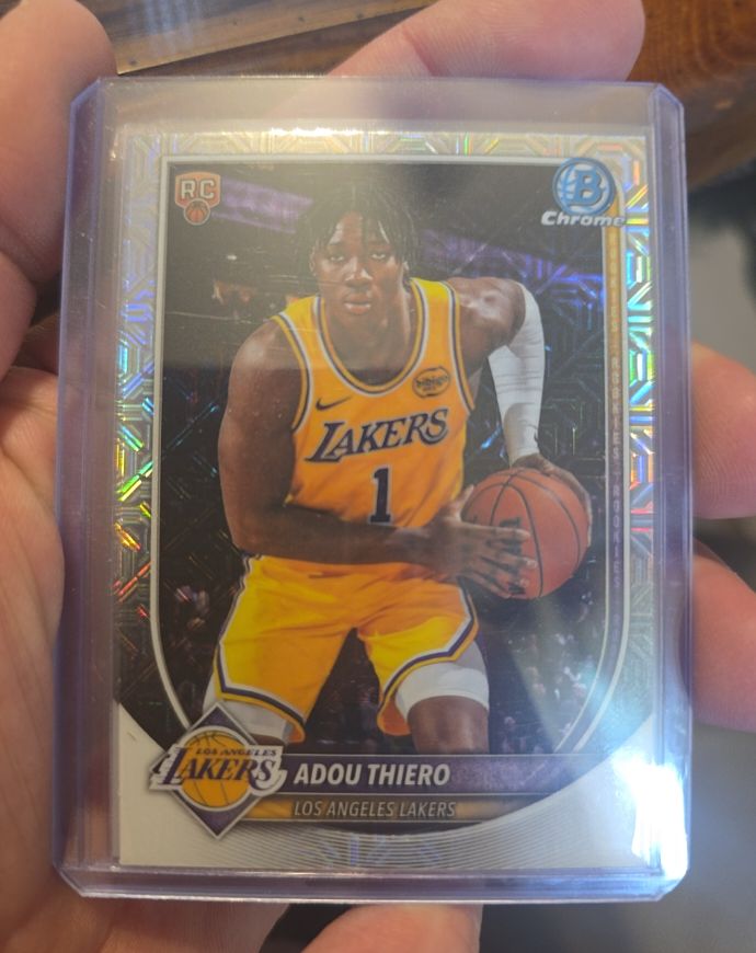 2025-26 Bowman Chrome #BCV-36 Adou Thiero — front