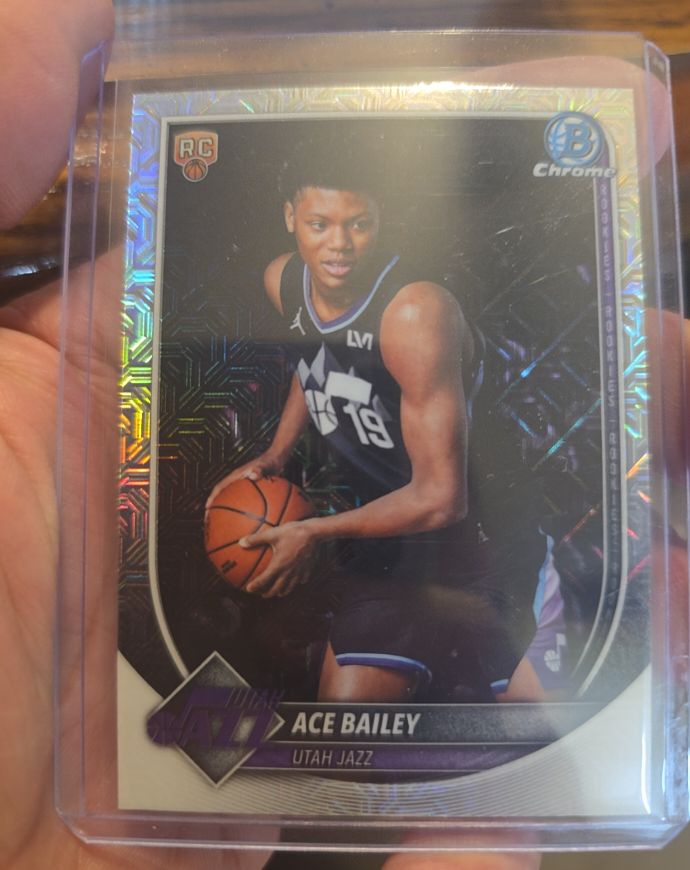 2025 Bowman Chrome Mojo #BCV-5 Ace Bailey — front