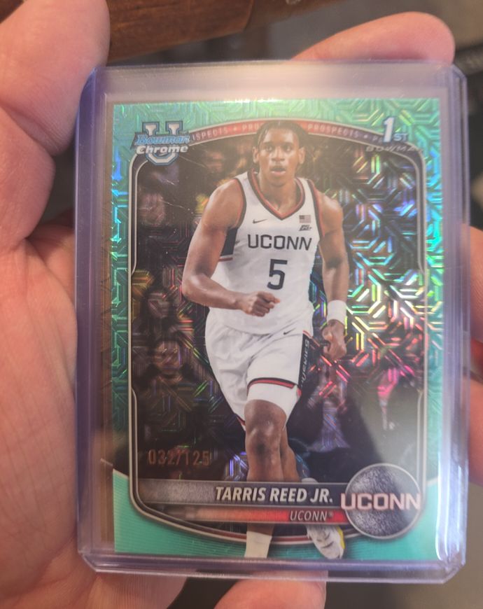2025 Bowman Chrome #BCP-42 Tarris Reed Jr. — front