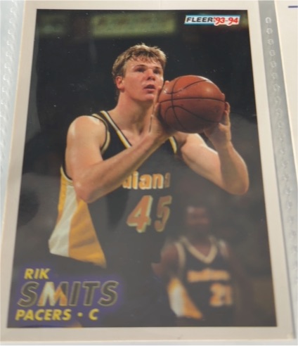 1993-94 Fleer #89 Rik Smits — front