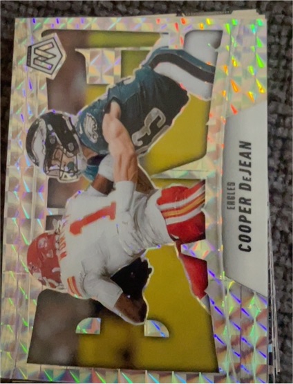 2025 Panini Mosaic Bang! #9 Cooper DeJean — front