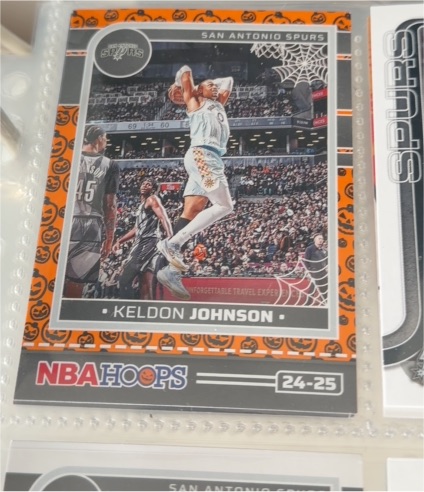 2024-25 Panini Haunted Hoops #103 Keldon Johnson — front