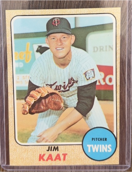 1968 Topps #450 Jim Kaat — front