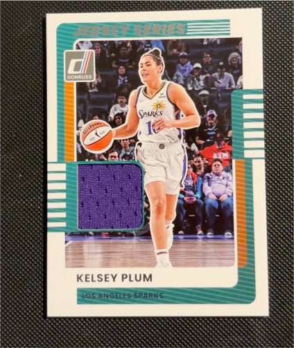 2025 Panini Donruss WNBA Jersey Series #68 Kelsey Plum — front