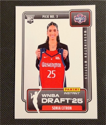 2025 Panini Instant WNBA Draft Night #DN-3 Sonia Citron — front
