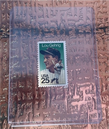 1989 USA #2417 Lou Gehrig 25 Cent Stamp — front