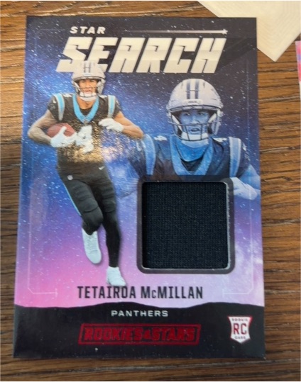 2025 Panini Rookies & Stars #SS-TMN Tetairoa McMillan — front