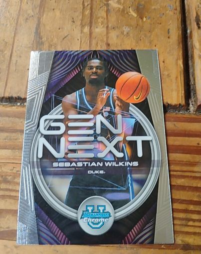 2025-26 Bowman Chrome #GN-13 Sebastian Wilkins — front
