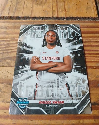2025-26 Topps Bowman Chrome Talent Tracker #TT-13 Hailee Swain — front