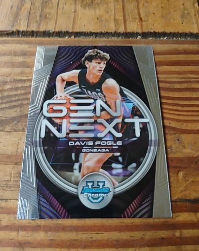 2025-26 Bowman Chrome Gen Next #GN-18 Davis Fogle — front