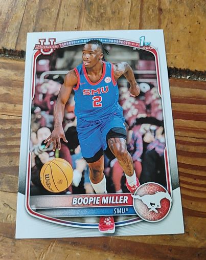 2025-26 Bowman Basketball #BPP-72 Boopie Miller — front