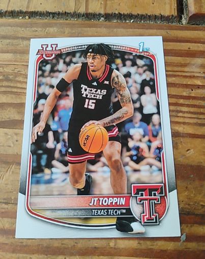 2025-26 Bowman University #BPP-93 JT Toppin — front