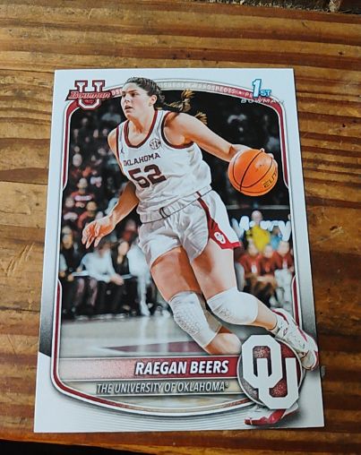 2025-26 Bowman University #BPP-65 Raegan Beers — front