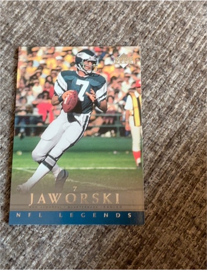 2000 Upper Deck Legends #57 Ron Jaworski — front