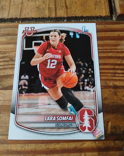 2025-26 Bowman Basketball Prospects 1st Bowman #BPP-44 Lara Somfai — front
