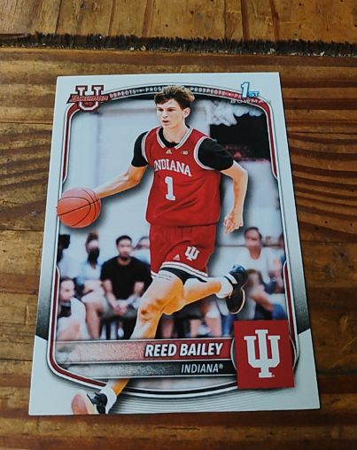 2025-26 Bowman Basketball #BPP-27 Reed Bailey — front