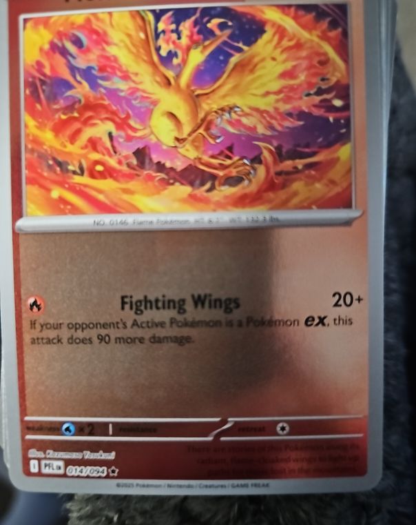 2023 Pokemon Phantasmal Flames #014 Moltres — front