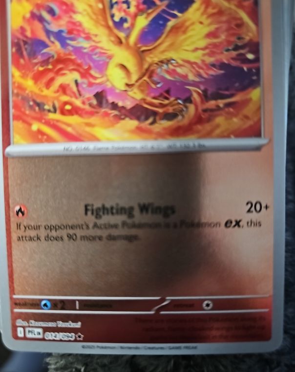 2022 Pokémon ME02: Phantasmal Flames #014 Moltres — front