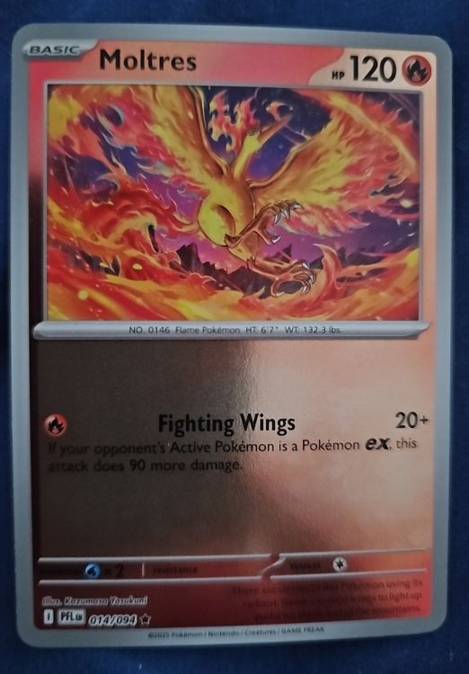2025 Pokémon #014 Moltres — front