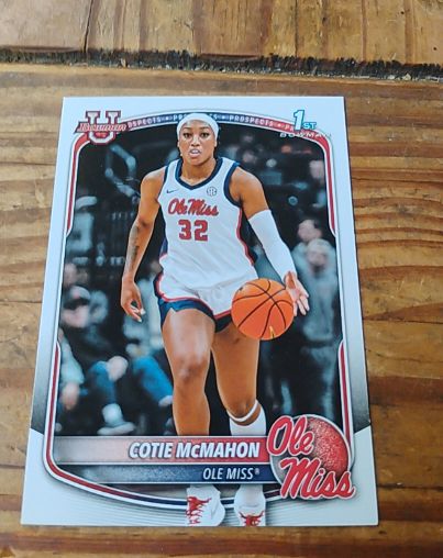 2025-26 Bowman Basketball Prospects 1st Bowman #BPP-30 Cotie McMahon — front