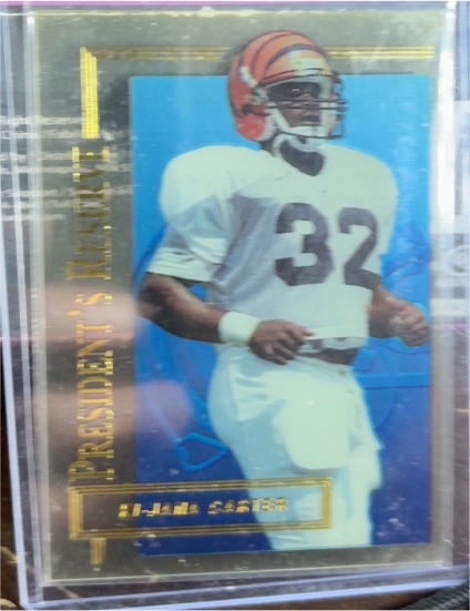 1996 Collector's Edge President's Reserve #228 Ki-Jana Carter — front