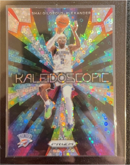 2023-24 Panini Prizm Kaleidoscopic Fast Break #13 Shai Gilgeous-Alexander — front