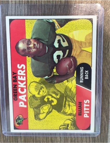 1968 Topps #79 Elijah Pitts — front
