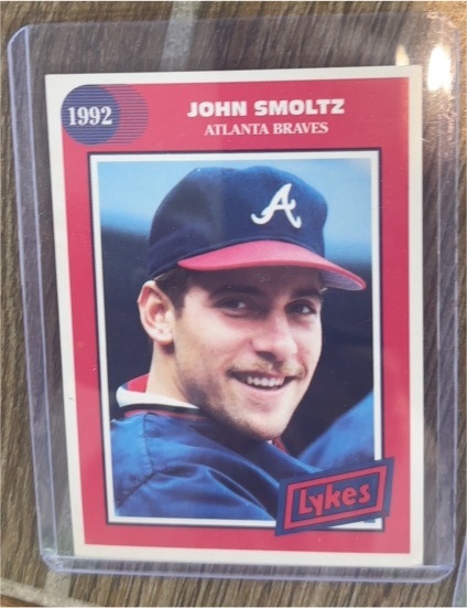 1992 Lykes #29 John Smoltz — front
