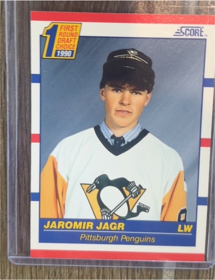 1990-91 Score #428 Jaromir Jagr — front