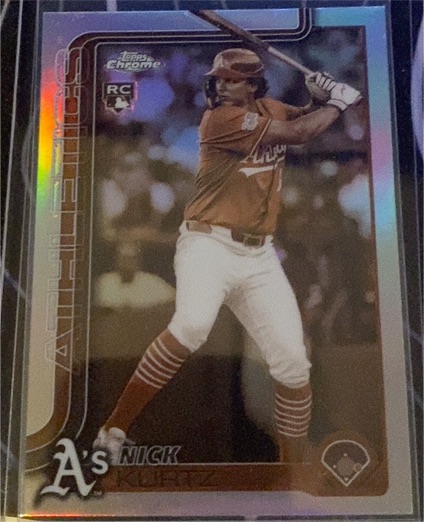 2025 Topps Chrome Update #USC178 Nick Kurtz — front