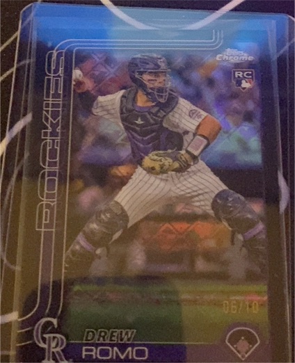 2025 Topps Chrome #124 Drew Romo — front