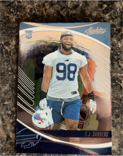 2025 Panini Absolute Football #180 T.J. Sanders — front