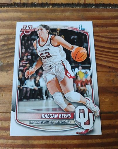 2025 Topps Bowman University #BPP-65 Raegan Beers — front
