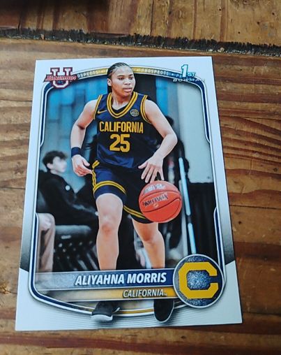 2025-26 Topps Bowman Chrome Basketball #BCP-76 Aliyahna Morris — front