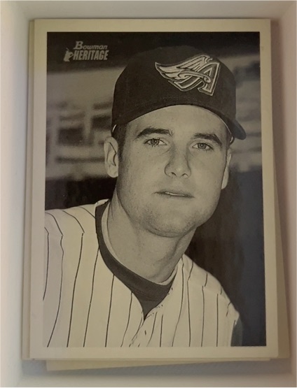 2001 Bowman Heritage #372 Darin Erstad Anaheim Angels Baseball Card — front