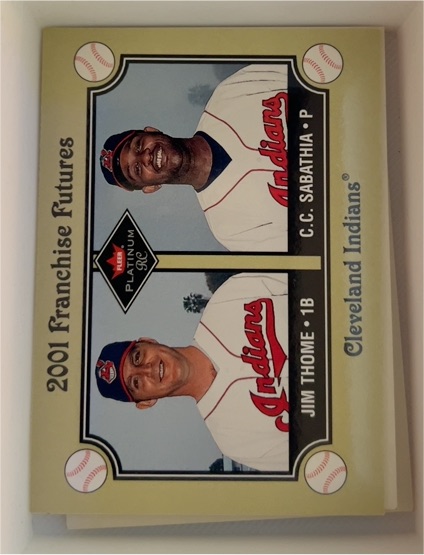 2001 Fleer Platinum #464 Jim Thome / C.C. Sabathia — front