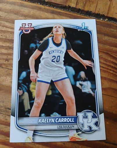 2025 Bowman University #BPP-82 Kaelyn Carroll — front