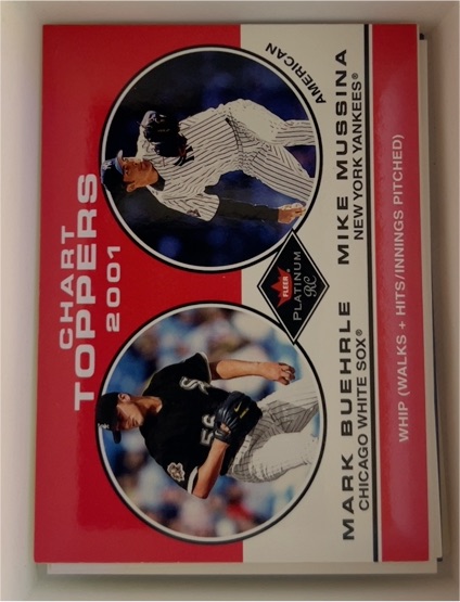 2001 Fleer Platinum #407 Mark Buehrle / Mike Mussina Chart Toppers — front