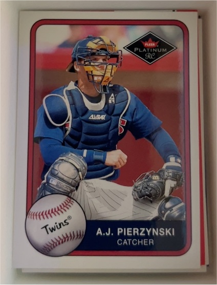 2001 Fleer Platinum #399 A.J. Pierzynski — front