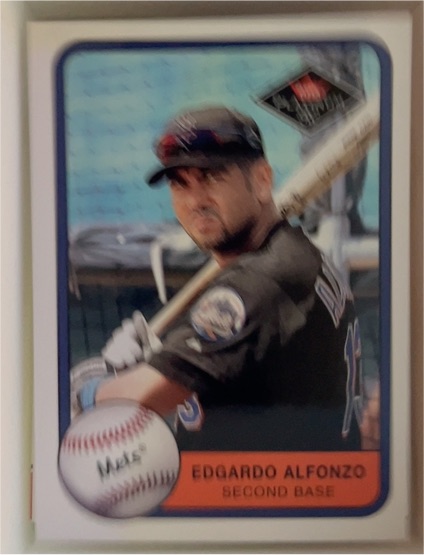 2001 Fleer Platinum #320 Edgardo Alfonzo — front