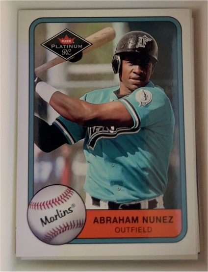 2001 Fleer Platinum #373 Abraham Nunez — front